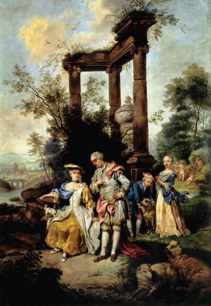 Die Familie Goethe in Schafertracht